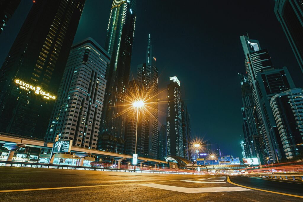 Image of Dubai buildings and roads