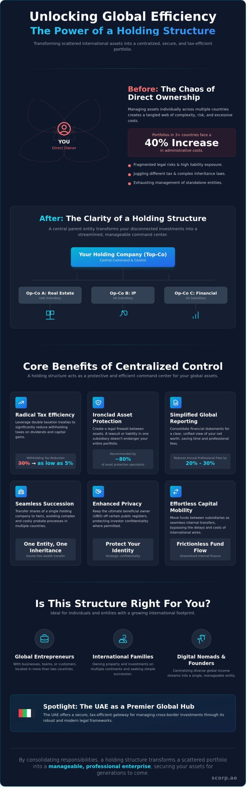 How a Holding Structure Helps You Manage Assets in Different Countries