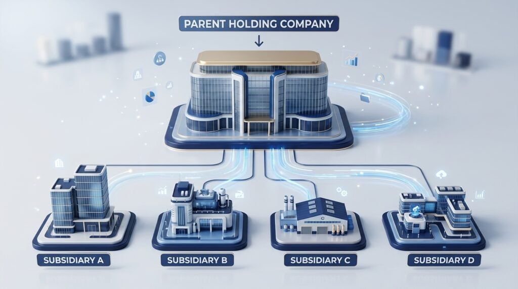 UAE Holding Company Setup 2026 | RAK ICC, DIFC, ADGM & 0% Tax Guide